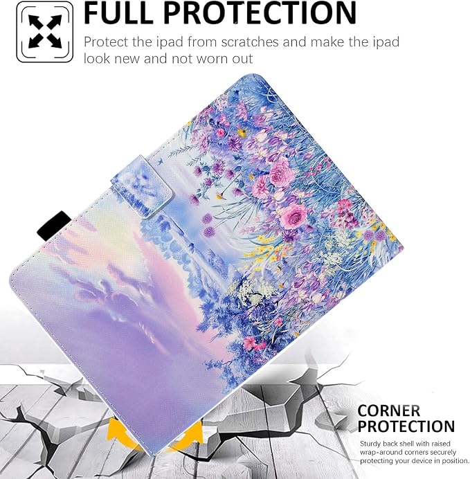 Case for Galaxy Tab A11+ Plus 2026/ A9 Plus 2024 11-Inch Funut PU Leather Folio Cover Multi-Angle Stand with Auto Wake/Sleep Case for Samsung Galaxy Tab A9 Plus/A9+ Tablet Bird