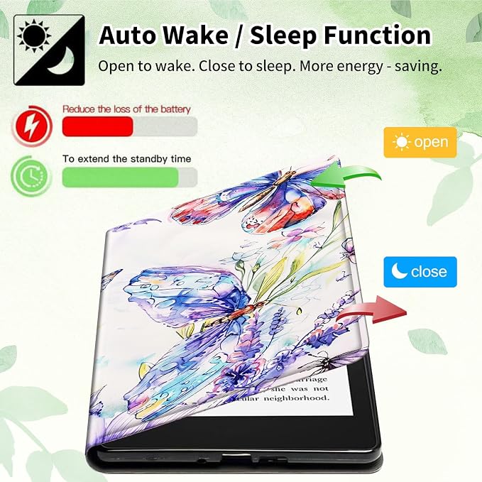 Case for 10.2 Kindle Scribe (2024/2022 Release) Slim PU Leather Lightweight Adjustable Stand Smart Shell Cover with Auto Wake/Sleep for 10.2 Amazon Kindle Scribe E-ReaderA Dog