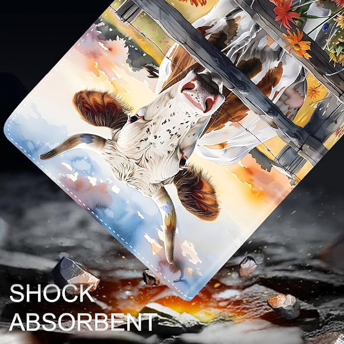 Case for Samsung Galaxy Tab S10 FE Plus 13.1 Inch 2025 Model (SM-X620/X626)Slim Folding Stand Cover with Auto Wake/Sleep for Samsung Galaxy Tab S10 FE Plus ，Painting Autumn Trees