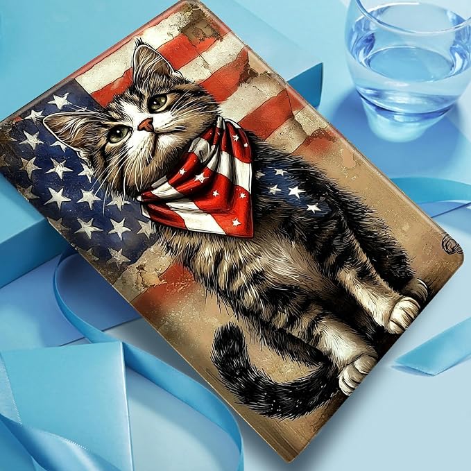 Case for Amazon Fire 7 Tablet 2019/2017 Release 9th/7th Generation PU Leather Smart Protective Cover with Auto Sleep/Wake for Fire 7 2019Dog Wearing Witch Hat Pumpkin
