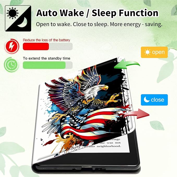 Case for 10.2 Kindle Scribe (2024/2022 Release) Slim PU Leather Lightweight Adjustable Stand Smart Shell Cover with Auto Wake/Sleep for 10.2 Amazon Kindle Scribe E-ReaderA Dog
