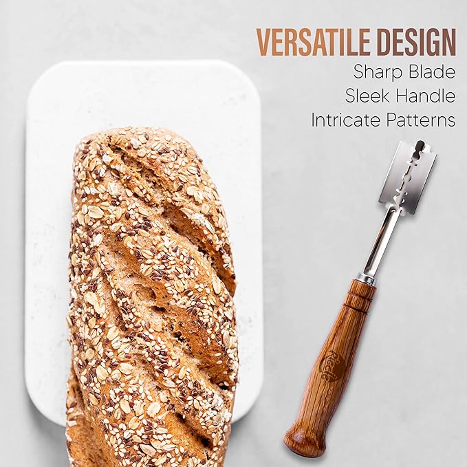 RICCLE UFO Bread Lame, Sourdough Scoring Tool, 15 Blades with Storage Cover