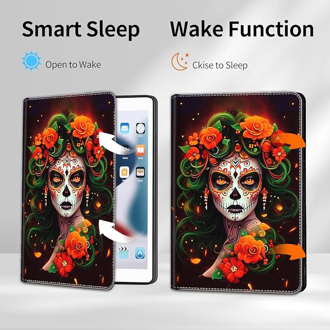 Case for iPad 10.2/10.5，iPad 9th/8th/7th Gen，for iPad 10.2 inch 2021/2020/2019/iPad Air 3rd Gen/Pro 10.5 - Slim Fit Standing Cover with Auto Sleep/Wake，Enchanted Forest 2