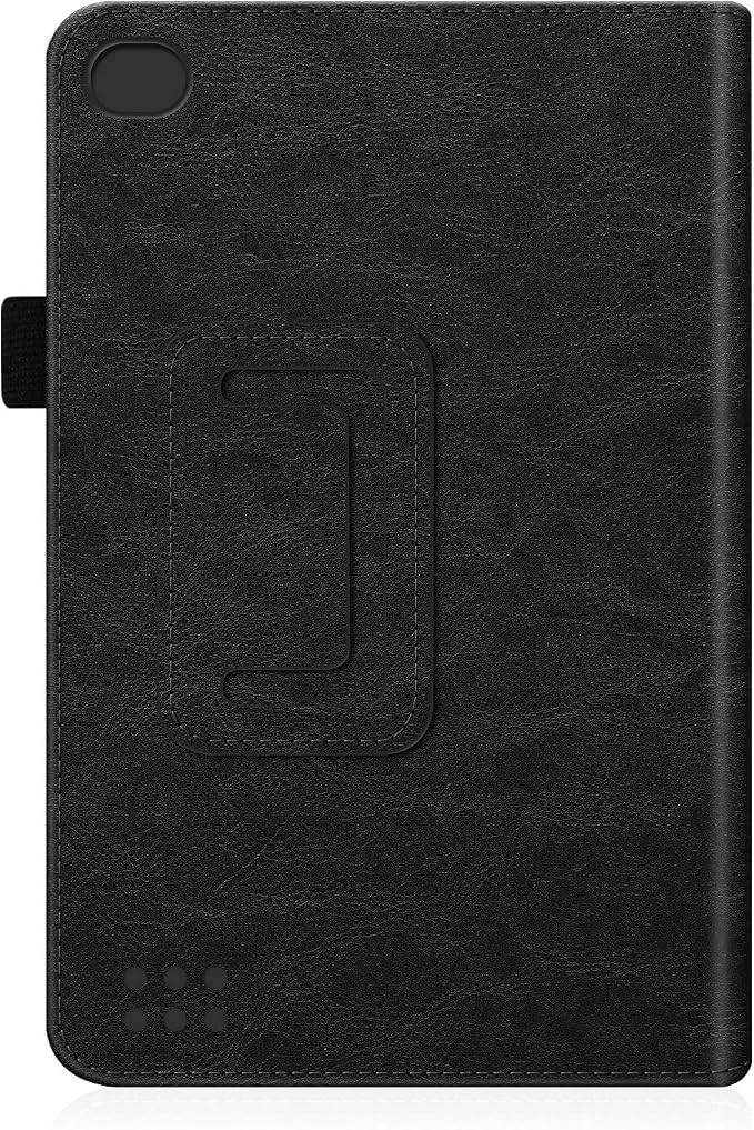 Fintie Folio Case for Kindle Fire 7 1st Gen 2011 Black | Slim Fit PU Leather Foldable Viewing Stand Cover with Stylus Holder and Magnetic Closure