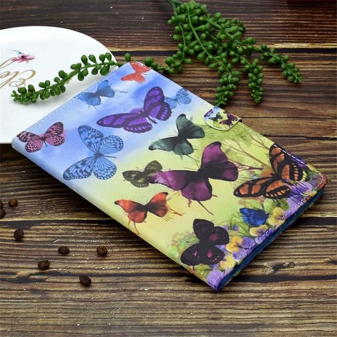 for Apple iPad 10.2 Case 2021/2020/2019 iPad 9th/8th/7th Generation Smart Cover with Pencil Holder [Auto Wake/Sleep] PU Leather Stand Folio Tri-fold Shockproof Thin Shell Colored Graffiti