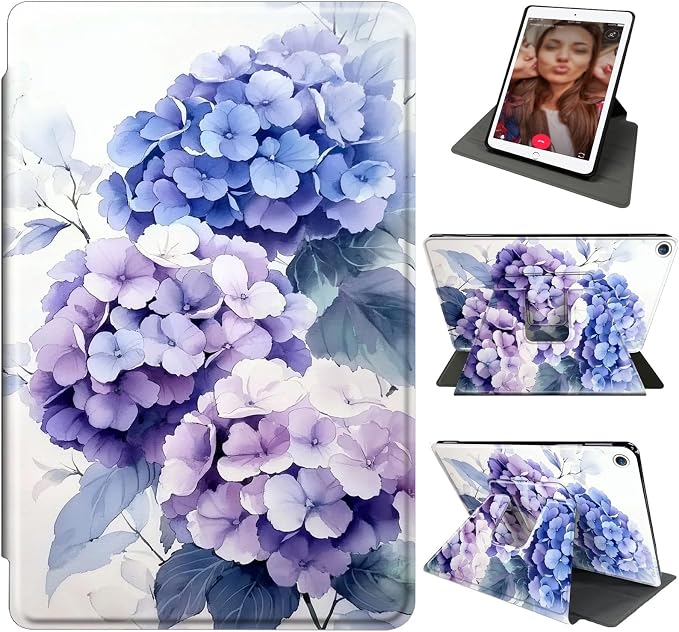 for iPad 10.2 Rotating Case 360° Protection Adjustable Kickstand Cover for iPad 10.2 (7th8th9th Generation) Shockproof Durable Lightweight PU Leather for iPad 10.2 Stand Case Basketball