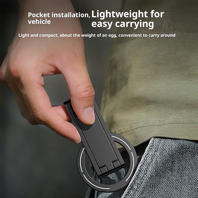 Phone Tripod Stand for 17 16 15 Foldable Aluminium Bracket with Desktop/Handheld Portable Travel Phone Holder
