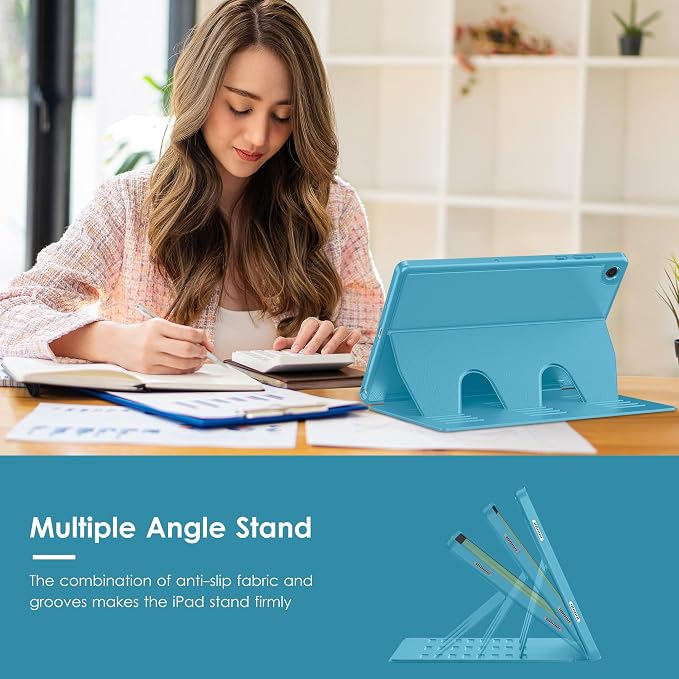 Case for Samsung Galaxy Tab A11+ Plus 11 inch 2026 Model (SM-X230/X236)Multiple Angles Stand CoverSoft BackPencil Holderand Auto Sleep/WakeBlack