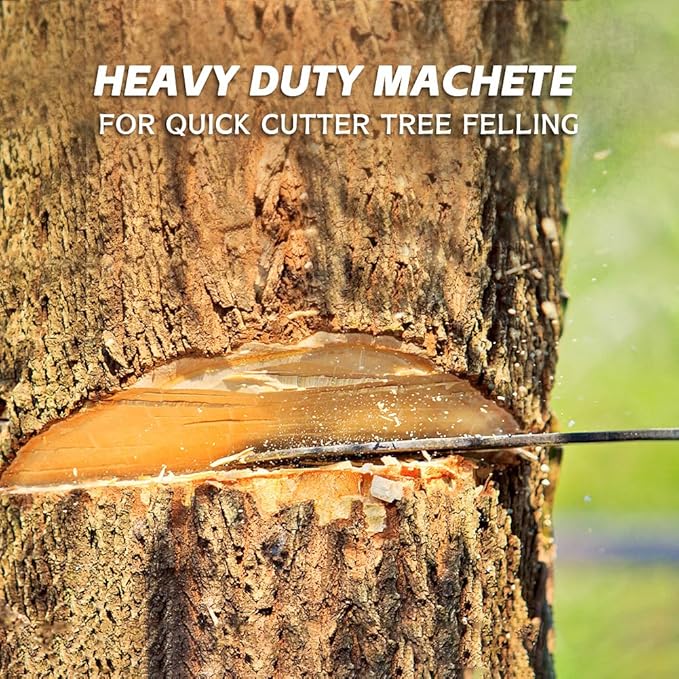 Billhook Sickle Machete for Yard Work Cutting Trees Heavy Duty machetes Mexicanos de Trabajo Best Machete Camping,Gardening Machete,Land Management,Hunting and Outdoor.