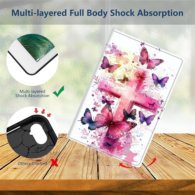 Slim Case for Samsung Galaxy Tab S11 5G 11 Inch (2025) PU Leather Tablet Cases Flip Folio Multi-Angle Viewing Stand Protective Smart Shell Cover with Auto Wake/Sleep A Crow Skull