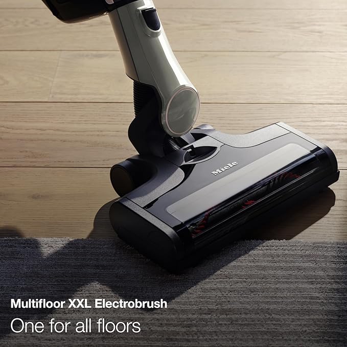 Miele Triflex HX2 Sprinter Vacuum Cleaner,120 min runtime, Cashmere Grey / Rose Gold