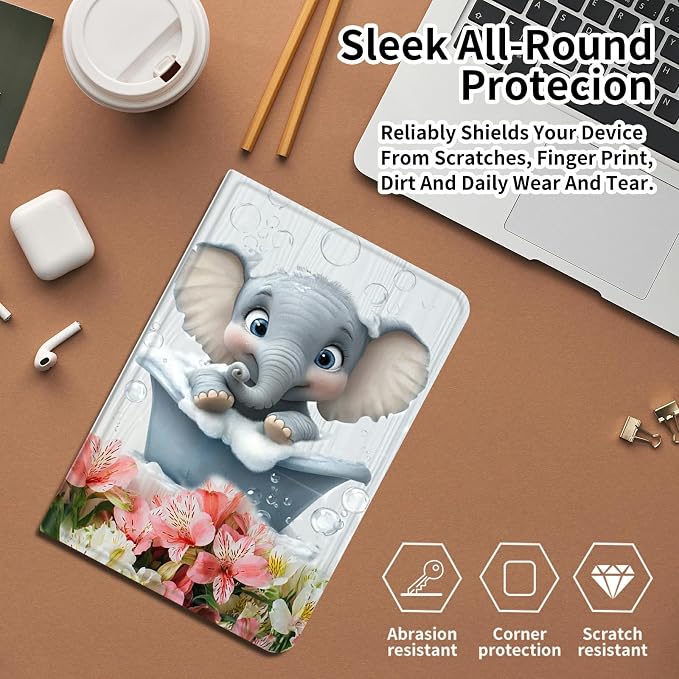 Case for Amazon Fire 7 Tablet 2019/2017 Release 9th/7th Generation PU Leather Smart Protective Cover with Auto Sleep/Wake for Fire 7 2019Beautiful Sunset