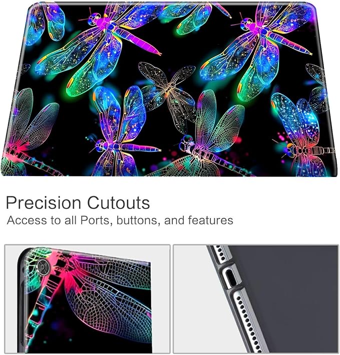 for 10.1 Amazon Fire HD 10 Tablet (13th Generation 2023 Release)PU Leather Multi-Angle Anti Slide Stand Cases with Auto Wake/SleepAnimals Dog Paws Galaxy
