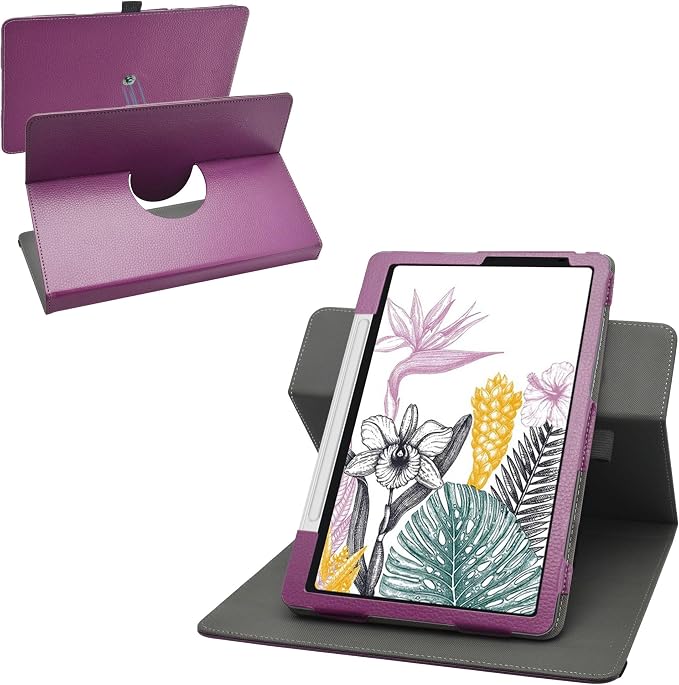 MAMA MOUTH for XPPen Magic Note Pad Case360 Degree Rotary Stand with Creative Cover for XPPen Magic Note Pad 10.95 Tablet caseBlack
