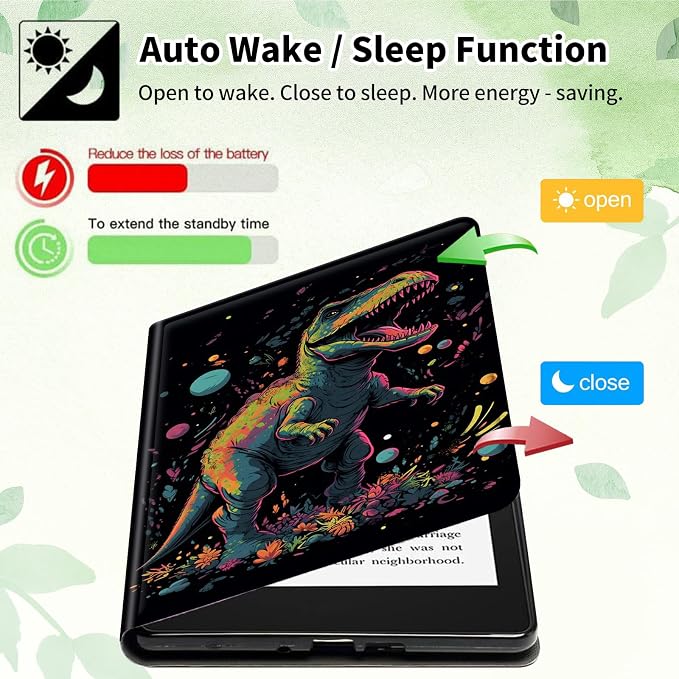 Case for 10.2 Kindle Scribe (2024/2022 Release) Slim PU Leather Lightweight Adjustable Stand Smart Shell Cover with Auto Wake/Sleep for 10.2 Amazon Kindle Scribe E-ReaderA Dog