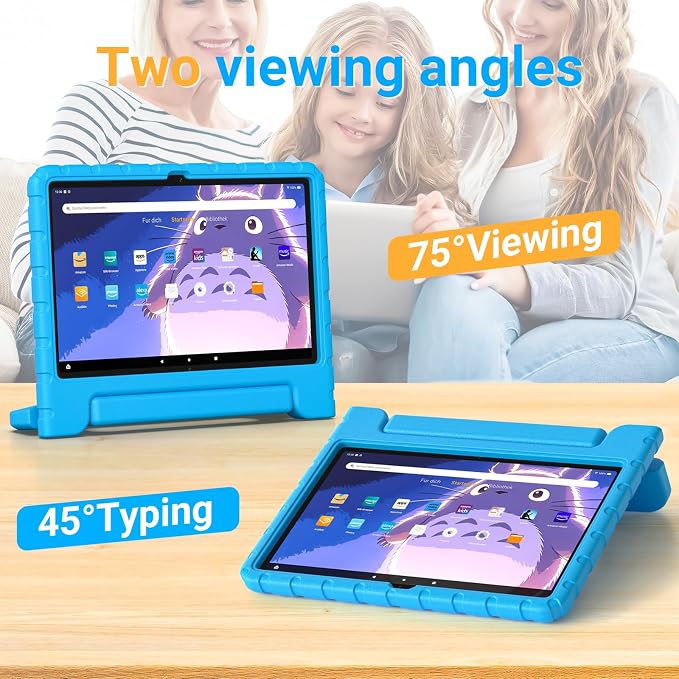 Kids Case for Fire Max 11 ShockproofStandBlue | Designed specifically for Fire Max 11(13th Generation 2023 Release)Light Weight Shockproof Tablet CaseEVA Foam Case