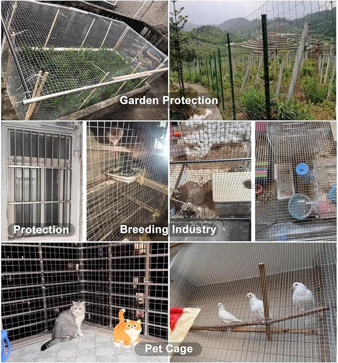 Garden Chicken Wire Animals Enclosure 304 Stainless Steel Woven Wire Mesh