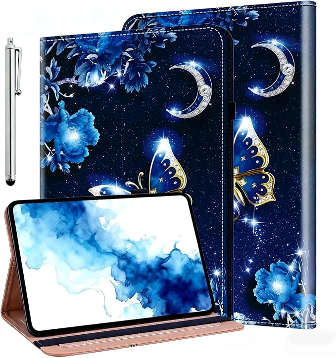 ALILANG Case for Kindle Fire HD 10 &amp 10 Plus Tablet (13th/11th Generation 2023/2021 Release) 10.1 Shockproof Folding Stand Cover for Amazon Fire Hd 10 Tablet Case-Basalt Eagle