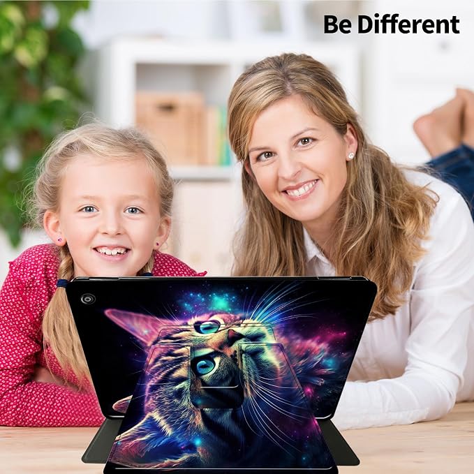 for iPad 9th Generation Case (2021)/8th Gen (2020)/ 7th Gen (2019) 10.2 Inch-360 Degree Rotating Multi-Angle Viewing Protective Cover with Auto Sleep/Wake-Art Mandala Flower