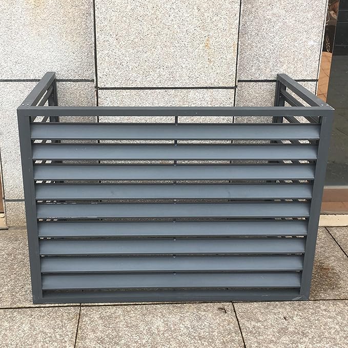 Pool pump covers for outside units, outdoor garbage can enclosures, aluminum