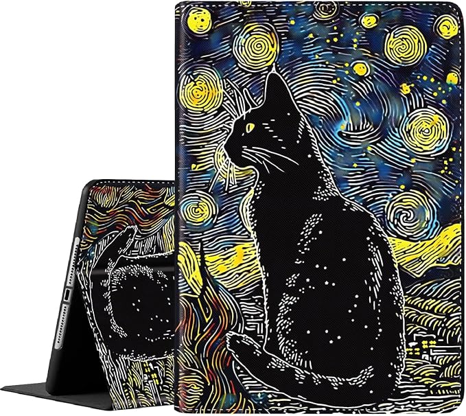 Case for iPad (A16) 11th Generation 11 Inch (2025) for iPad 10th Generation 10.9 Inch (2022) Slim Folding Stand Cover with Auto Wake/Sleep Corgi Dog Eating Ramen 2