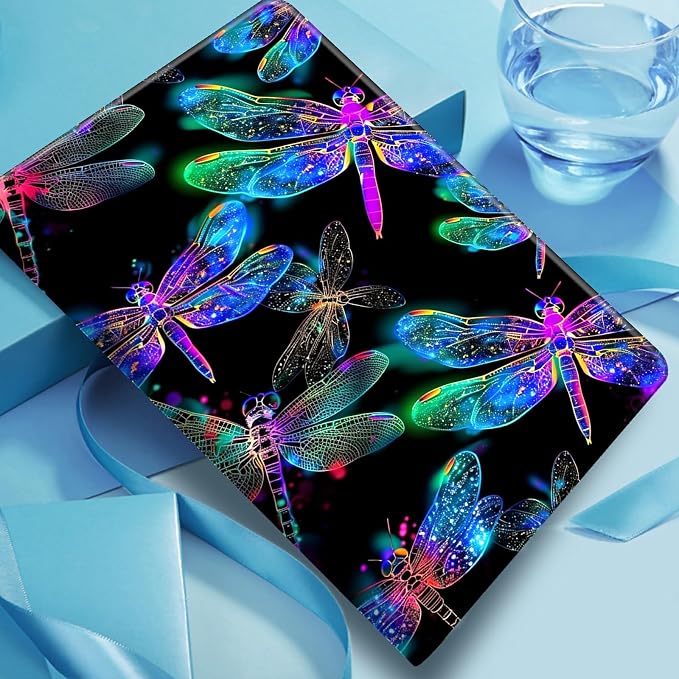 for 10.1 Amazon Fire HD 10 Tablet (13th Generation 2023 Release)PU Leather Multi-Angle Anti Slide Stand Cases with Auto Wake/SleepAnimals Dog Paws Galaxy