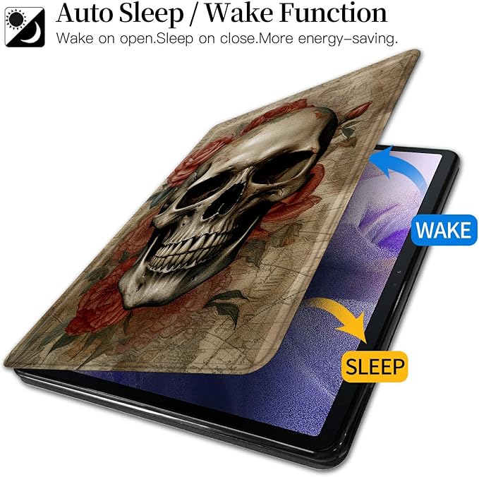 Astronaut Mushrooms Pattern Case for iPad 10.2 iPad 9th Generation 2021/ iPad 8th Generation 2020/ iPad 7th Generation 2019360 Degree Rotating Stand Protective Cover with Auto Sleep/Wake