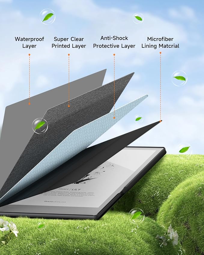 Case for Remarkable 2 Paper Tablet 10.3 2020 Released Fabric Folio Cover with Pen Pocket Stable Stand Design Black &amp Light Cork (Exclusive Templates Provided)