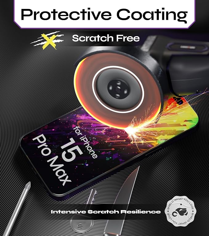 Defenslim for iPhone 15 Pro Max Privacy Screen Protector (2Pack) Easy Auto-Dust &amp Align Install Kit 6.7 Tempered Glass 9H Hardness Privacy Protection Case Friendly SpyShield