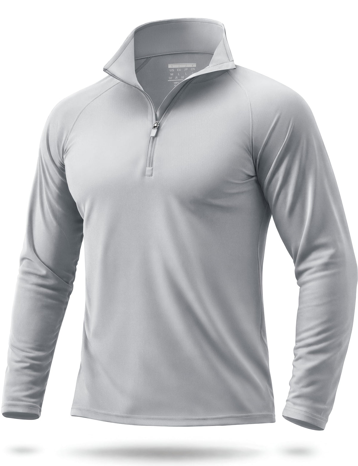 Boladeci Men's UPF 50+ Sun Shirts 1/4 Zip Long Sleeve SPF UV Protection Lightweight Quick Dry Quarter Zip Golf Shirts