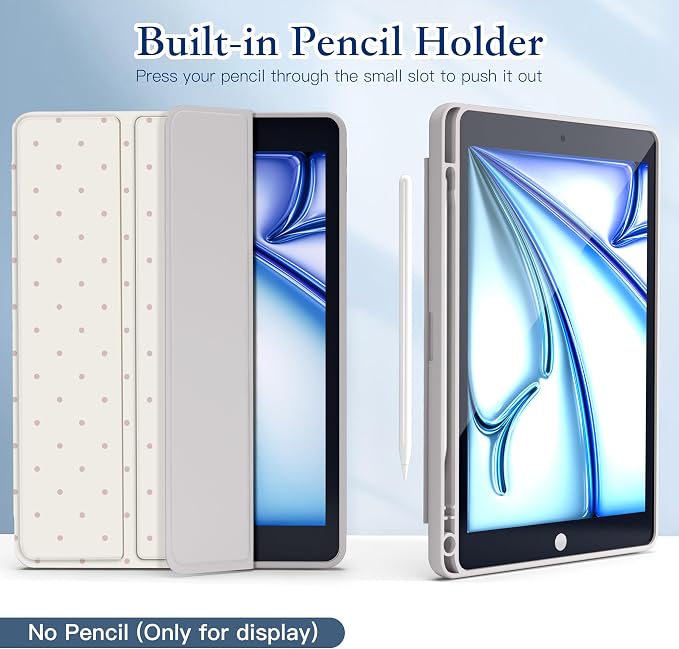 CISSOOK Compatible with iPad 9th/ 8th/ 7th Generation Case 10.2 Inch (2021/2020/2019 Release) Protective Shell with Pencil Holder Astronaut
