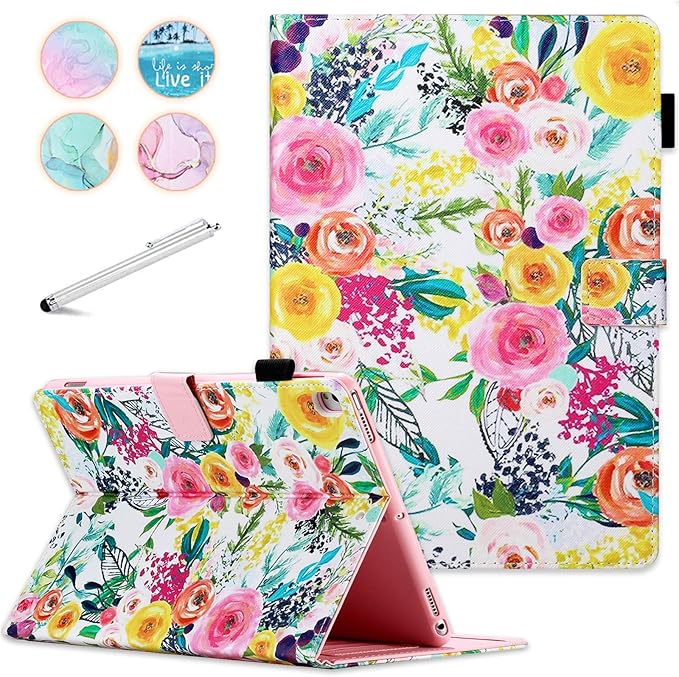 iPad mini Case FANCITY Mini 4 Mini 5 Mini 3/2/1 Smart Wake Sleep Case with Kickstand [Card Slot &amp Pen Holder] PU Leather Protective Cover for Apple iPad mini 4 Mini 5 2019 Mini 2/3 - Beach