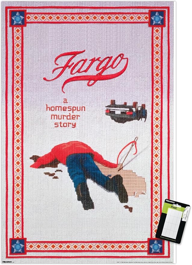 Fargo (1996) - One Sheet Wall Poster, 22.4L" x 14.7W", Premium Poster & Mount Bundle