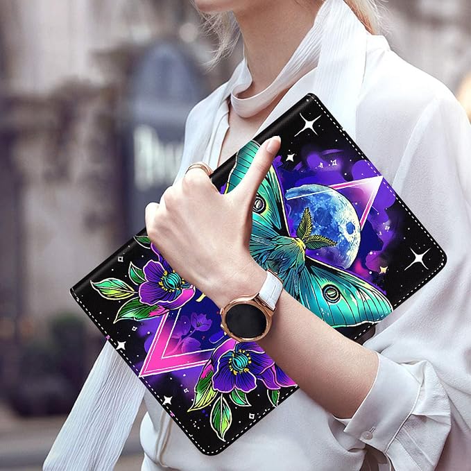 Case for New iPad (A16) 11th Generation 11 Inch 2025for iPad 10th Generation 2022 10.9 Inch Multi-Angle Stand Smart Cover Shockproof with Auto Wake/Sleep ，Starry Sky