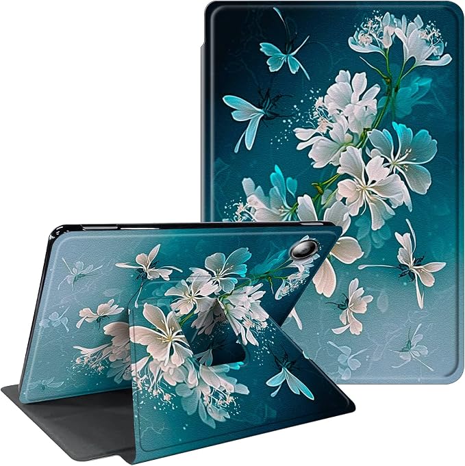 for Samsung Galaxy Tab A7 Lite Case 8.7 inch 360 Degree Rotating Stand Protective Smart Cover Case for Samsung Galaxy Tab A7 Lite 2021 - American Flag &amp Fish