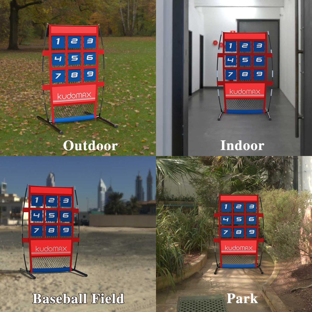 Pitching Target Net – Master Your Pitch! Portable Practice System with Numbered Strike Zone for Baseball, Softball & Football. Includes Carry Bag & Enables Quick Assembly