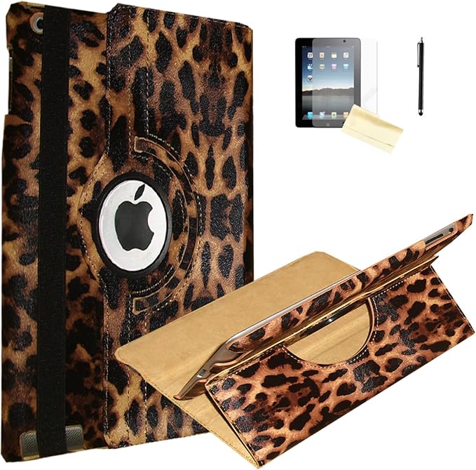 Case for iPad 9.7 2018/2017 Rotating Stand Smart Magnetic Auto Wake Up/Sleep Cover for A1893 A1954 A1822 A1823 MP2G2LL/A MP2J2LL/A MPGT2LL/A MPGW2LL/A MP2F2LL/A MP2H2LL/A (Crocodile)