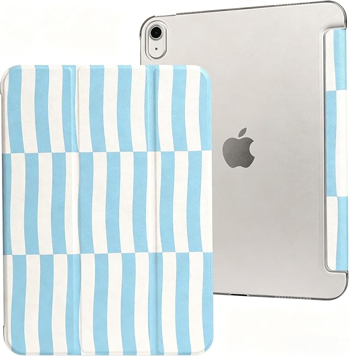 case for ipad 11th Generation11 Inch 2025 (A16 Chip) &amp 10th Gen 10.9 Inch 2022 - Slim Scratch-Resistant Hard PC Translucent Back Shell Smart Cover Wake/Sleep FunctionBlack Bow