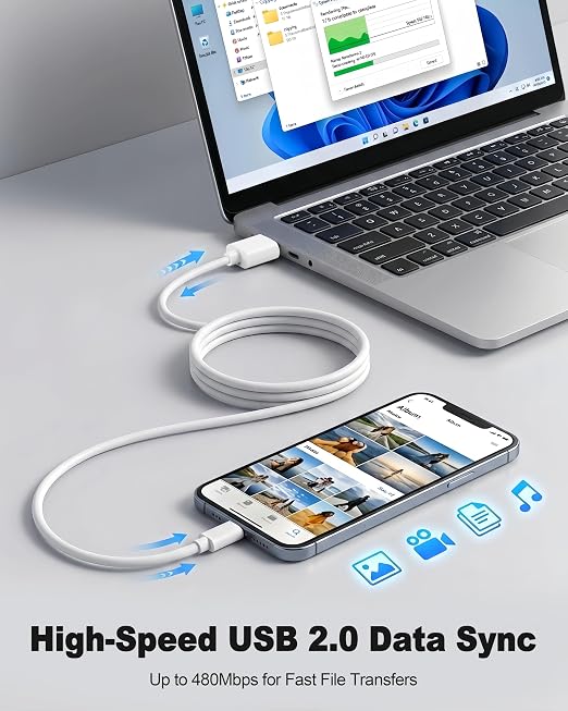 3.3FT Micro USB Cable for Old Android Phones/Headphones Charger 5Pack 60W USB A to Micro USB Cable for Samsung Galaxy S6/S7 J7 Edge Note 5 PS4/PS3 Controller Kindle Charger Cable Replacement MP3