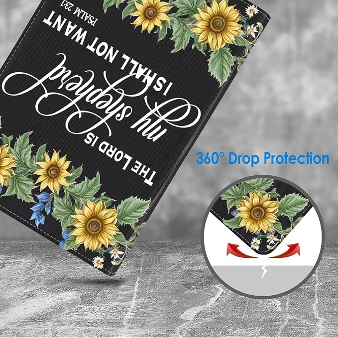 for iPad mini 1 2 3 4 5 Case Stay Positive Work Hard and Make It Happen Inspirational Quote Slim Lightweight PU Leather Stand Cover with Auto Wake/Sleep for iPad mini 5th/4th Gen 7.9 Inch