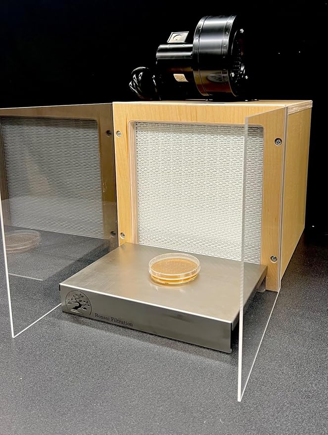 Bonsai 12"x12" 99.99% HEPA Horizontal Laminar Flow Hood