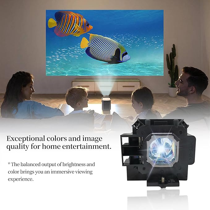 SORNEICDR NP07LP LV-LP31 Replacement Projector Lamp Compatible with NEC NP300 NP400 NP500W NP600 NP300A 610SG 500WS 510WS 600S 610S 510WG 500WSG 510WSG 510WSGEDU LV-7375 8300 7370 7275 8310 8215