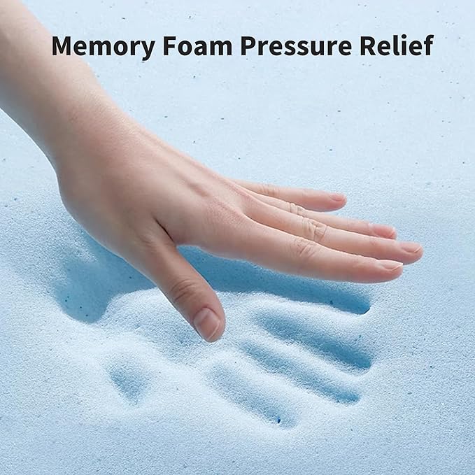 12 Inch Memory Foam Mattress,Twin XL Size Plush Hybrid Mattress,Cooling Knitted Cover & Pocket Spring,Breathable & Motion Isolating,Pressure Relief, Certified Foams Fabric,Bed in a Box,Tranquilo Core