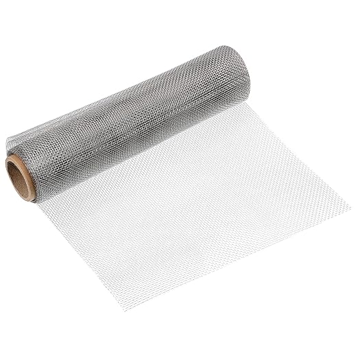 uxcell 12 Mesh 118" x 10" Woven Wire Mesh, 316 Stainless Steel Air Vent Filter