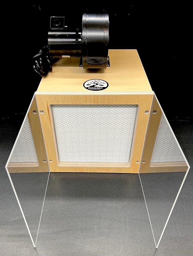 Bonsai 12"x12" 99.99% HEPA Horizontal Laminar Flow Hood