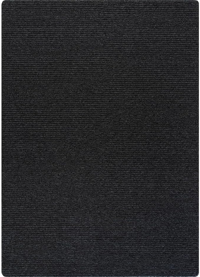 Non Slip Dark Gray Solid Rubber Back Thing Rug for Living Room 4x6 Area Rugs for Kitchen, Rugs for Bedroom, Stain Resistant Easy Cleaning Non Shedding Carpet Dark Gray 4 x 6