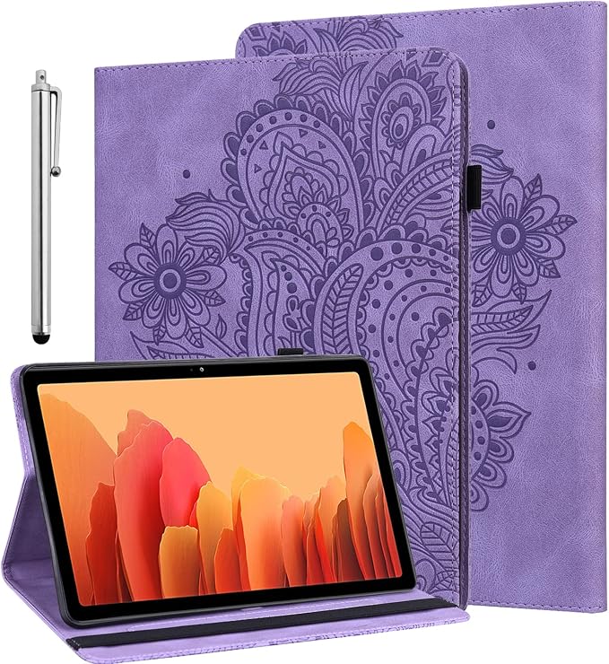 ALILANG Case for Samsung Galaxy Tab A 10.1 inch 2016 (SM-T580/T585/T587) (No Pen Version) PU Leather Stand Flip Cover for Galaxy Tab A 10.1 Tablet Case-Brown