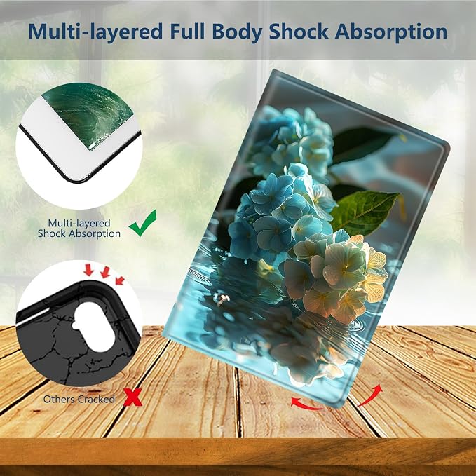 Slim Case for Samsung Galaxy Tab S11 5G 11 Inch (2025) PU Leather Tablet Cases Flip Folio Multi-Angle Viewing Stand Protective Smart Shell Cover with Auto Wake/Sleep A Crow Skull