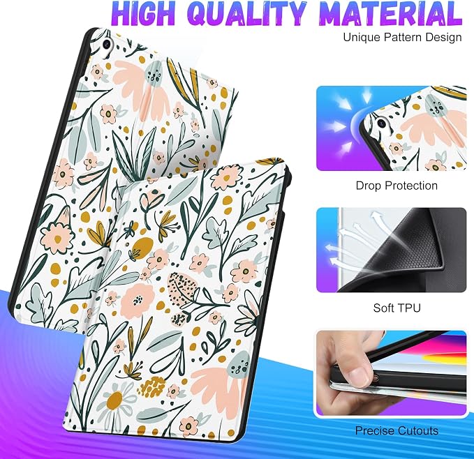 Uppuppy for iPad Air 3rd Generation Case for Apple iPad Pro 10.5 Inch Case Cute Kids Girls Women Girly Kawaii Teens Strawberry Pretty Unique Design Cover for iPad Air 3 Gen 2019 Pro 10.5 Cases