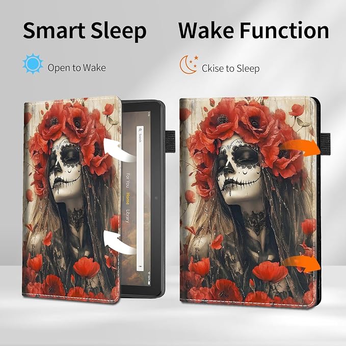 Case for Amazon Kindle Fire Max 11 Tablet (13th Generation 2023 Release) - Slim Fit Standing Cover with Auto Sleep/Wake for All-New Fire 11 Max Tablet Peach Blossom
